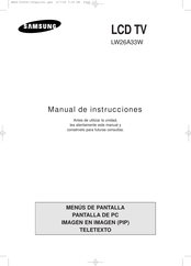 Samsung LW26A33W Manual De Instrucciones