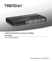 TRENDnet TPE-224WS Guía De Instalación Rápida
