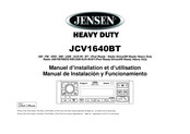 Jensen HEAVY DUTY JCV1640BT Manual De Instalación Y Funcionamiento