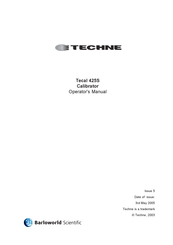 Techne Tecal 425S Manual Del Usuario