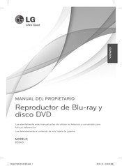 LG BD560 Manual Del Propietário