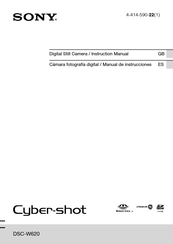 Sony Cyber-shot DSC-W620 Manual De Instrucciones