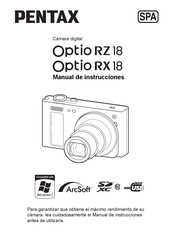 Pentax Optio RZ 18 Manual De Instrucciones