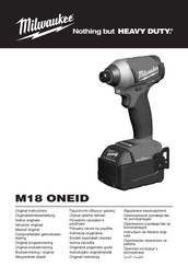 Milwaukee M18 Manual Original