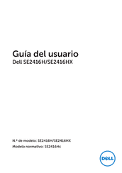 Dell SE2416Hc Guia Del Usuario