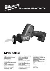 Milwaukee M12 CHZ Manual Original