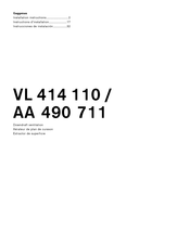 Gaggenau VL 414 110 Instrucciones De Instalación