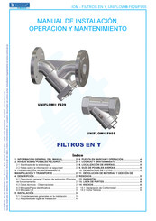 Comeval UNIFLOW F629 Manual De Instalación, Operación Y Mantenimiento