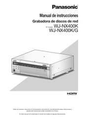 Panasonic WJ-NX400K Manual De Instrucciones