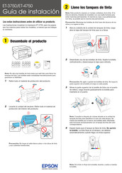 Epson ET-4750 Serie Guia De Instalacion