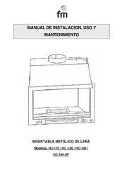 FM HC-100 Manual De Instalación, Uso Y Mantenimiento