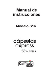 Caffitaly S16 Manual De Instrucciones