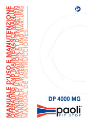 Paoli DP 4000 MG Manual De Instrucciones