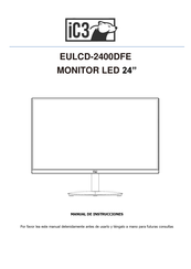 IC3 EULCD-2400DFE Manual De Instrucciones