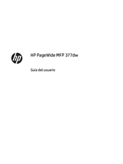 HP PageWide MFP 377dw Guia Del Usuario