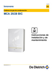 De Dietrich Innovens MCA 25 BIC Instrucciones De Instalación Y De Mantenimiento