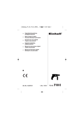 EINHELL TC-ID 710 E Manual De Instrucciones