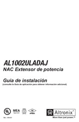 Altronix AL1002ULADAJ Guia De Instalacion