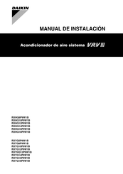 Daikin RXYHQ12P9W1B Manual De Instalación