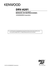 Kenwood DRV-A201 Manual De Instrucciones