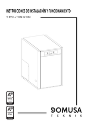 DOMUSA TEKNIK EVOLUTION 25 HAC Instrucciones De Instalación Y Funcionamiento