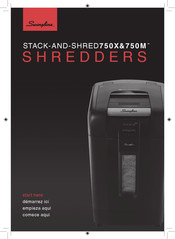 Swingline Stack-and-Shred 750X Manual De Instrucciones