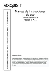 Exquisit KS325-4 A++ Manual De Instrucciones De Uso