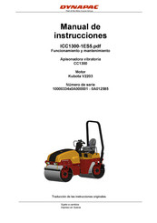 Dynapac CC1300 Manual De Instrucciones