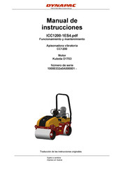 Dynapac CC1200 Manual De Instrucciones