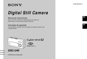 Sony Cyber-Shot DSC-U40 Manual De Instrucciones