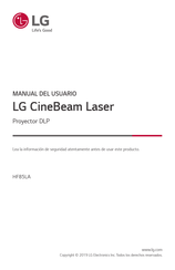 LG CineBeam Laser Manual Del Usuario