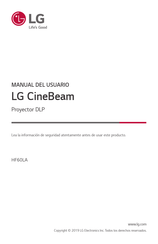 LG HF60LA Manual Del Usuario