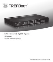 Trendnet TPE-1620WS Guía De Instalación Rápida