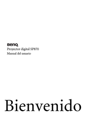 BenQ SP870 Manual Del Usuario