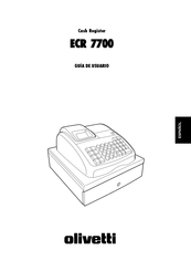 Olivetti ECR 7700 Guía De Usuario