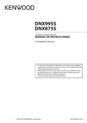 Kenwood DNX875S Manual De Instrucciones