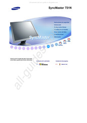 Samsung SyncMaster 731N Manual Del Usuario