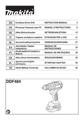 Makita DDF484 Manual De Instrucciones