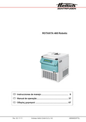 Hettich ROTANTA 460 Robotic Instrucciones De Manejo