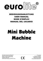 EuroLite 51705070 Manual Del Usuario