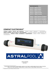 Astralpool COMPACT ELECTRICHEAT 65325 Manual Técnico, Arranque Y Funcionamiento