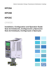 WEG CFW50X Guía De Instalación, Configuración Y Operación