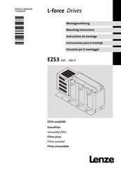 Lenze L-force EZS3-250A200 Instrucciones Para El Montaje
