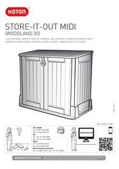 Keter STORE-IT-OUT MIDI Manual Del Usuario