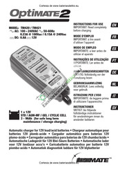 TecMate OPTIMATE 2 TM420 Modo De Empleo