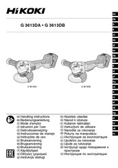 HIKOKI G 3613DB Instrucciones De Manejo