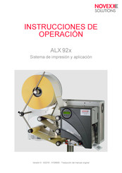 Novexx Solutions ALX 92 Serie Instrucciones De Operación