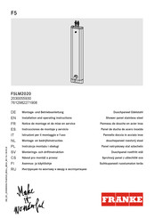 Franke F5LM2020 Instrucciones De Montaje