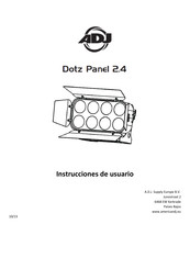 ADJ Dotz Panel 2.4 Instrucciones De Usuario