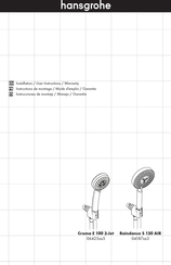 Hansgrohe Raindance S 120 AIR 04187 3 Serie Instrucciones De Montaje